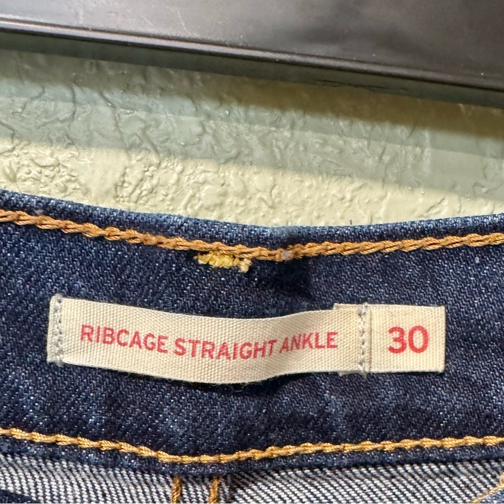 Levi's Dark Blue Jean Shorts - Picture 2 of 3